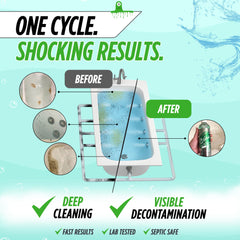 Oh Yuk Jetted Tub Cleaner bottle with label