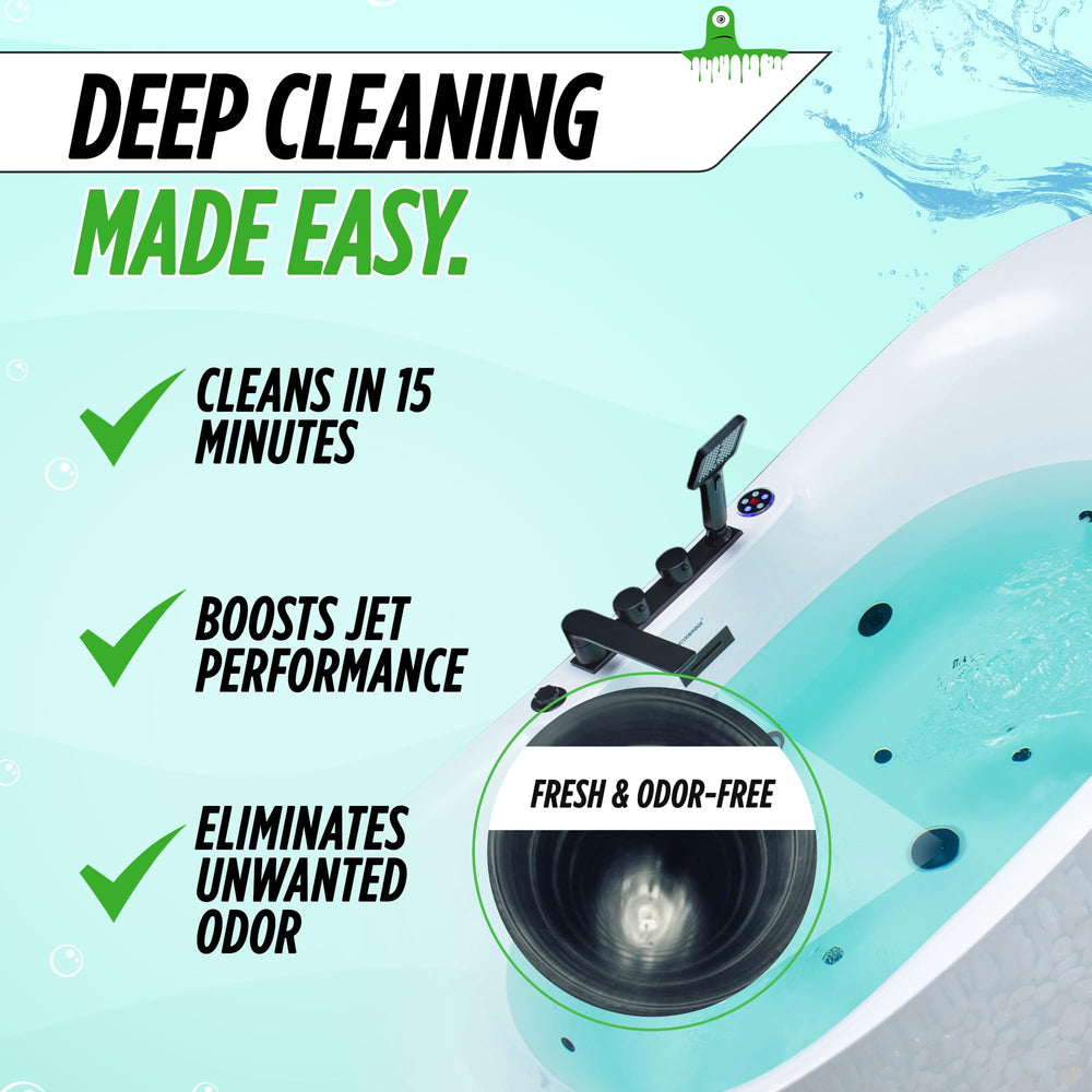 Oh Yuk Jetted Tub Cleaner label close-up