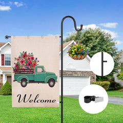 OHCISP Garden Flag Stand with 28x40 flag displayed