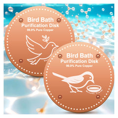 OICEME Bird Bath Purification Disc copper model front view