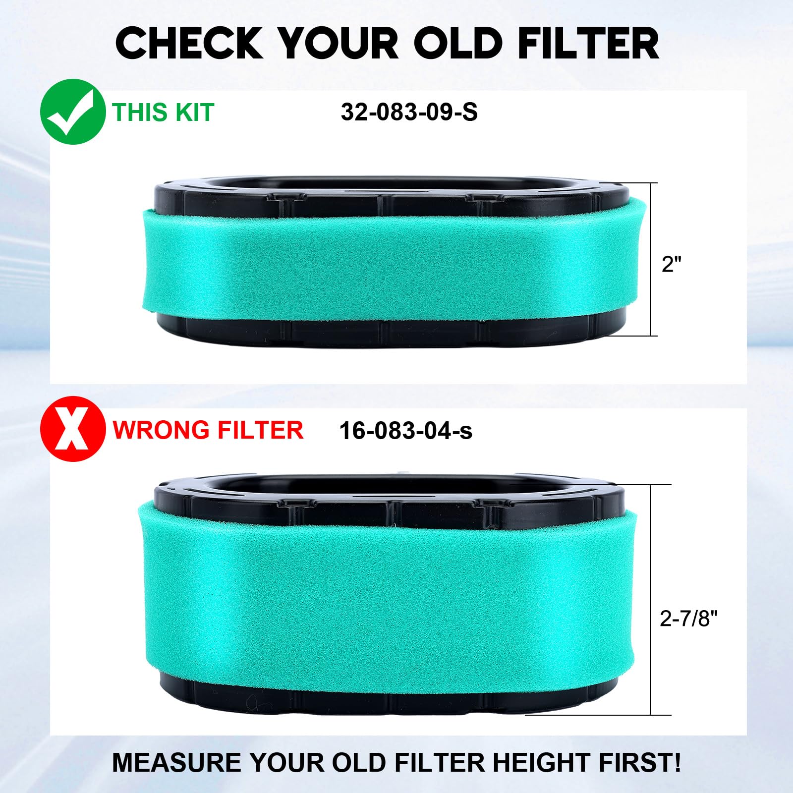 Oil filter from Buckbock 7000 Series Maintenance Kit