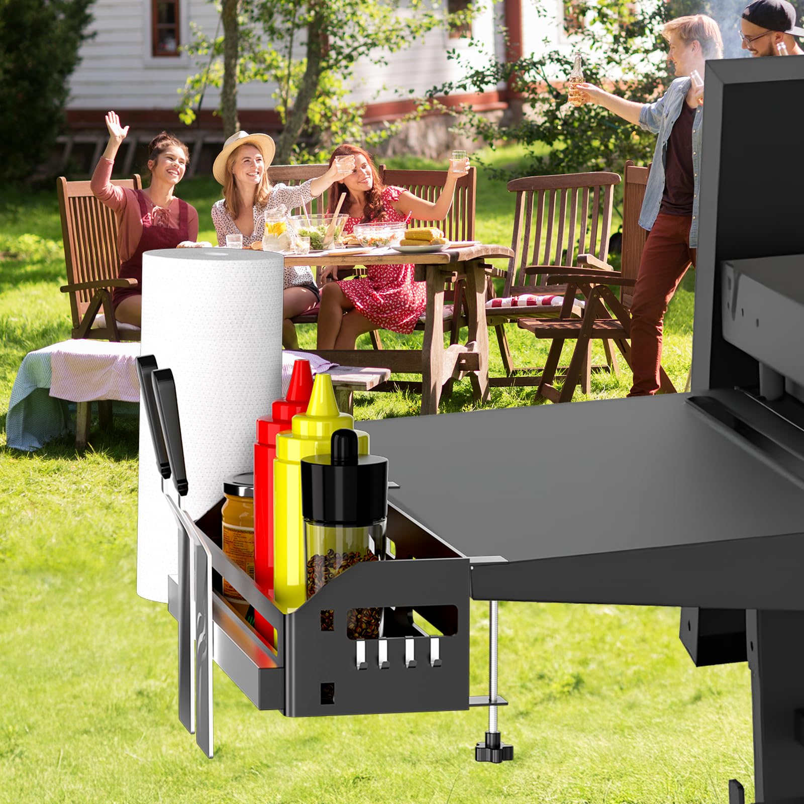 Oiyue Griddle Caddy installation manual and package contents