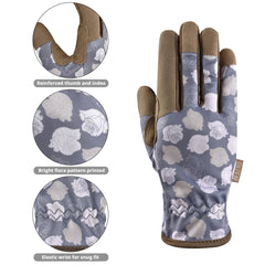 OIZEN Gardening Gloves showing reinforced fingers and thumb construction