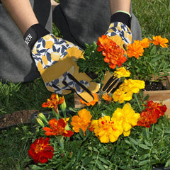 OIZEN gardening gloves with foam padded palm