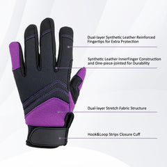 OIZEN gloves showing touchscreen capability on thumb