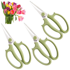 OJYUDD Garden Flower Scissors green model front view