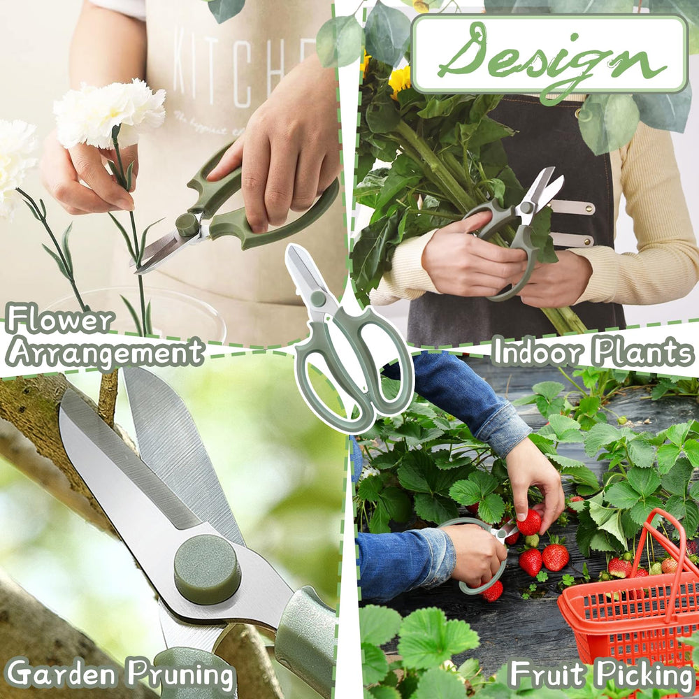 OJYUDD Garden Flower Scissors Shears for pruning garden plants