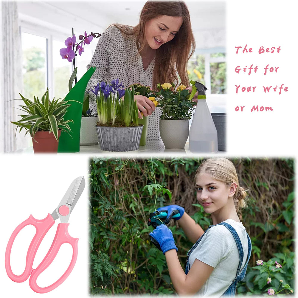 OJYUDD Garden Scissors Floral Shears packaging and product details