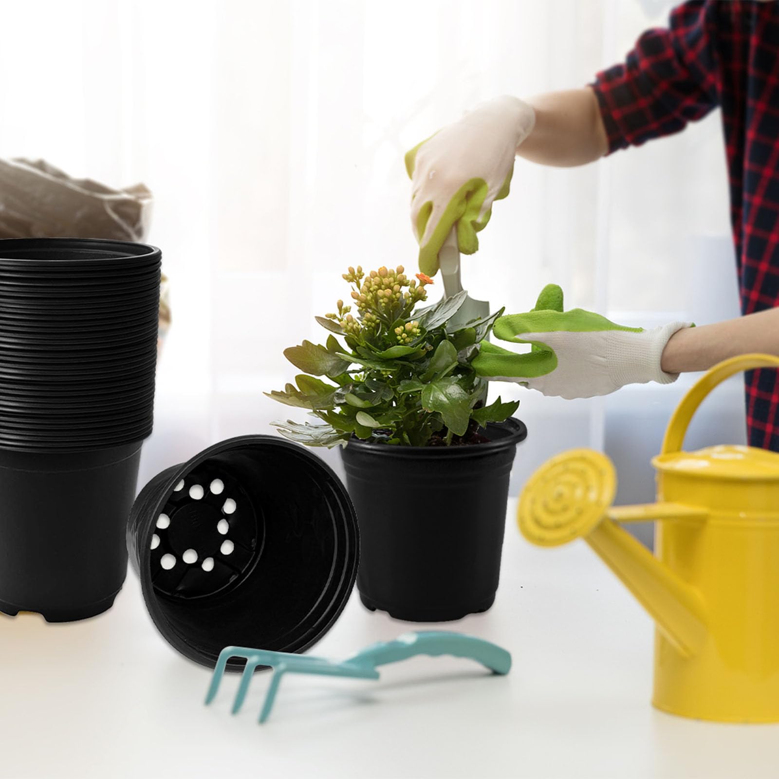 OJYUDD nursery pots packaging displayed