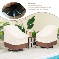 okcool Patio Chair Cover dimensions 30x34x38.5 inches
