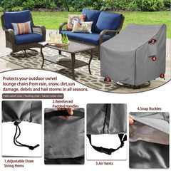 okcool Patio Chair Cover in storage bag