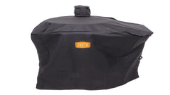 Oklahoma Joe's Bronco Drum Smoker Cover in black front view