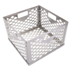 Oklahoma Joe's Charcoal Firebox Basket front view in silver
