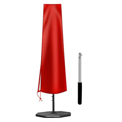 OKPOW Patio Umbrella Cover red front view