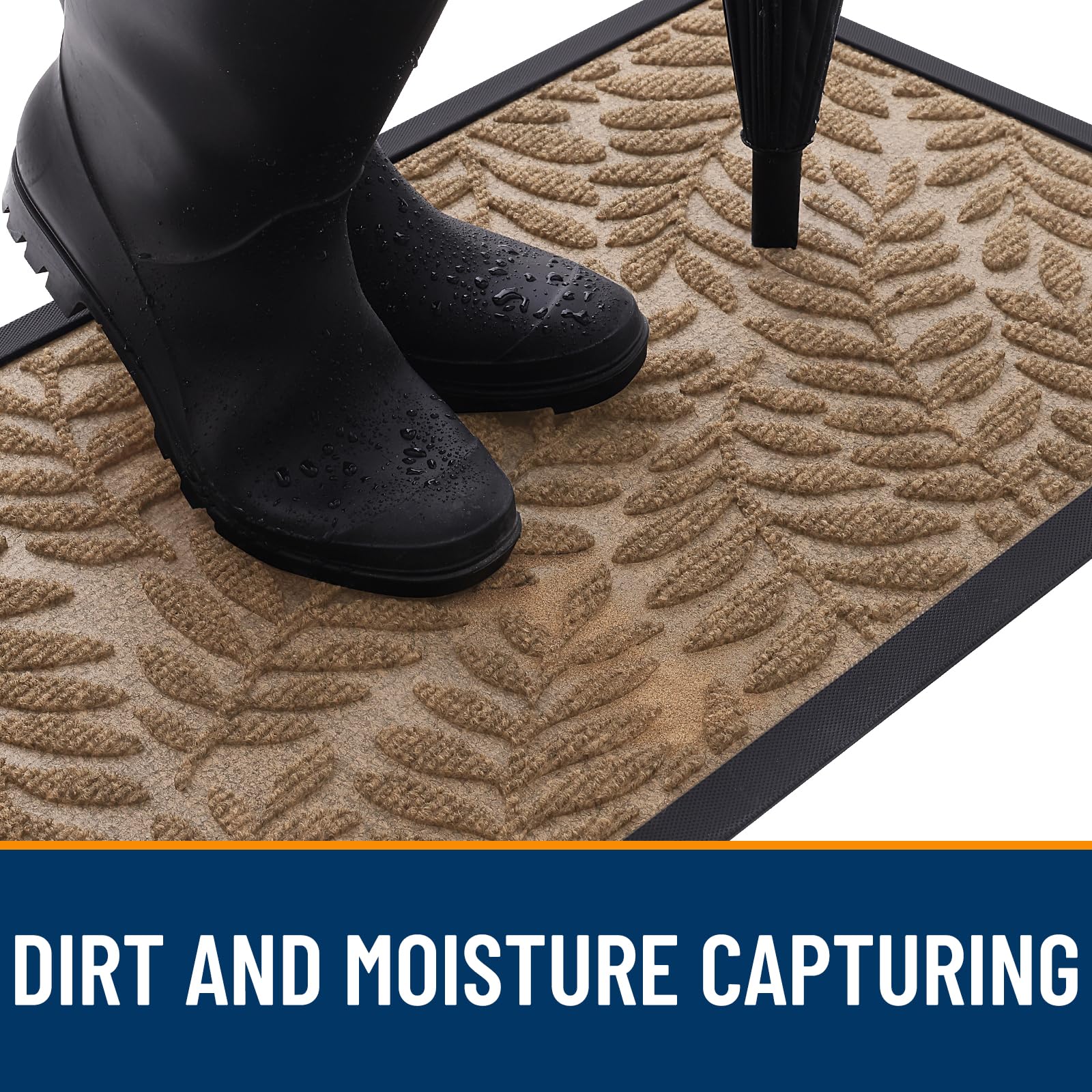 OLANLY Door Mat captured dirt and moisture