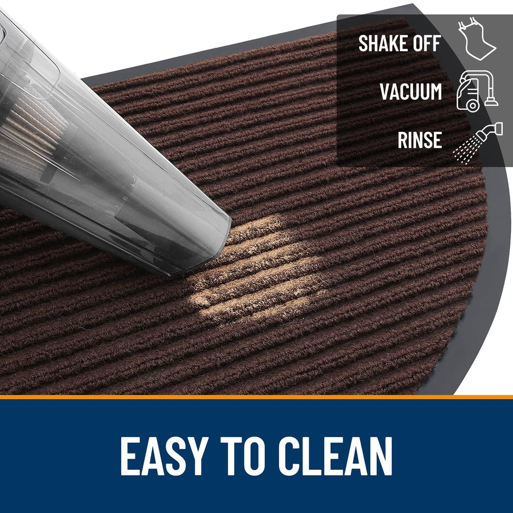OLANLY door mat easy-care vacuuming