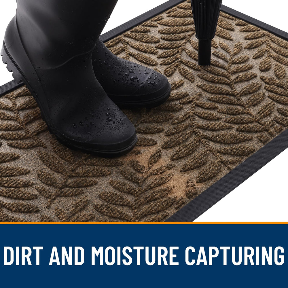 OLANLY door mat easy to clean with garden hose