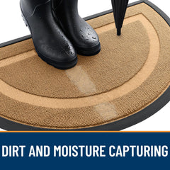 OLANLY doormat deep grooves capturing dirt and moisture