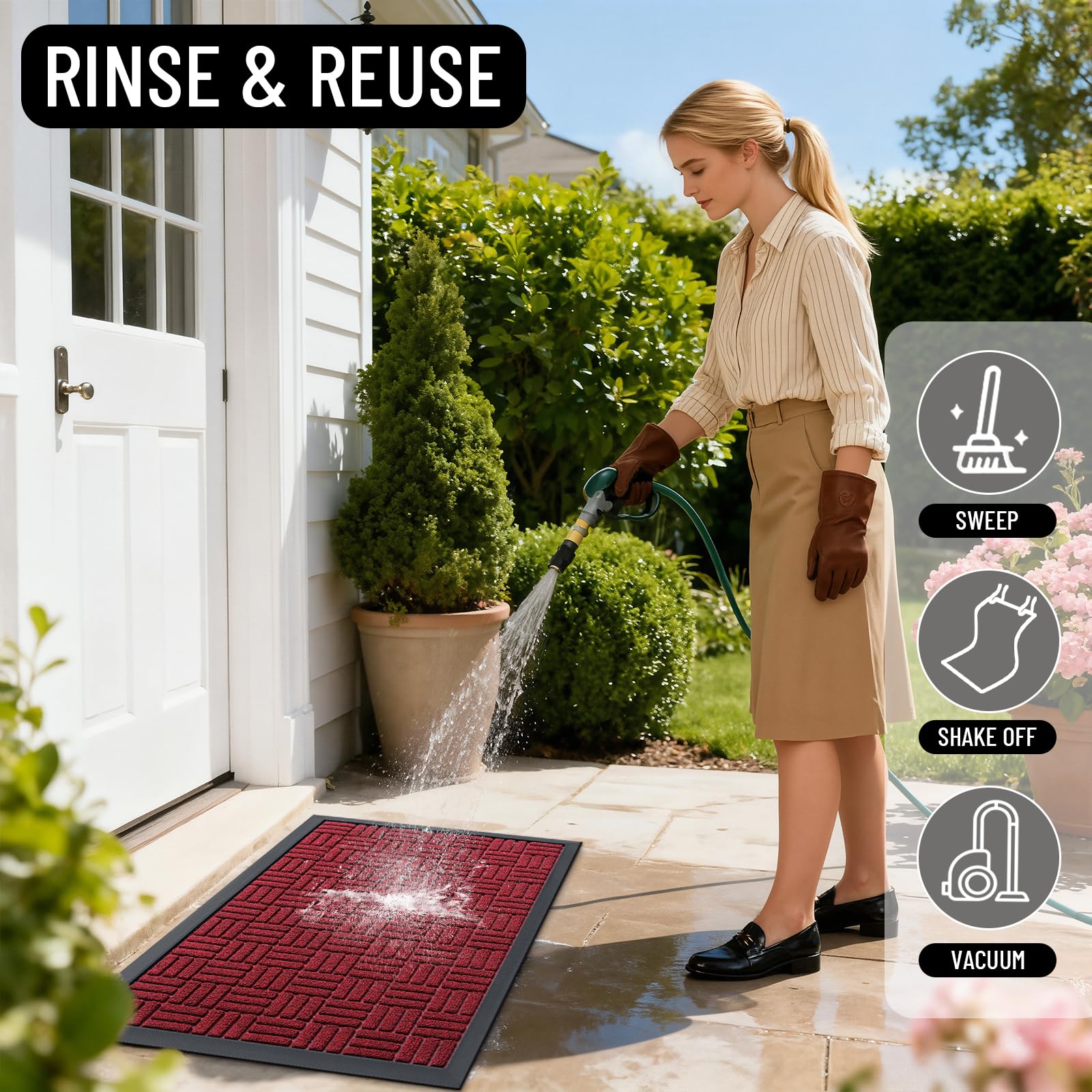 OLANLY doormat dimensions and specifications