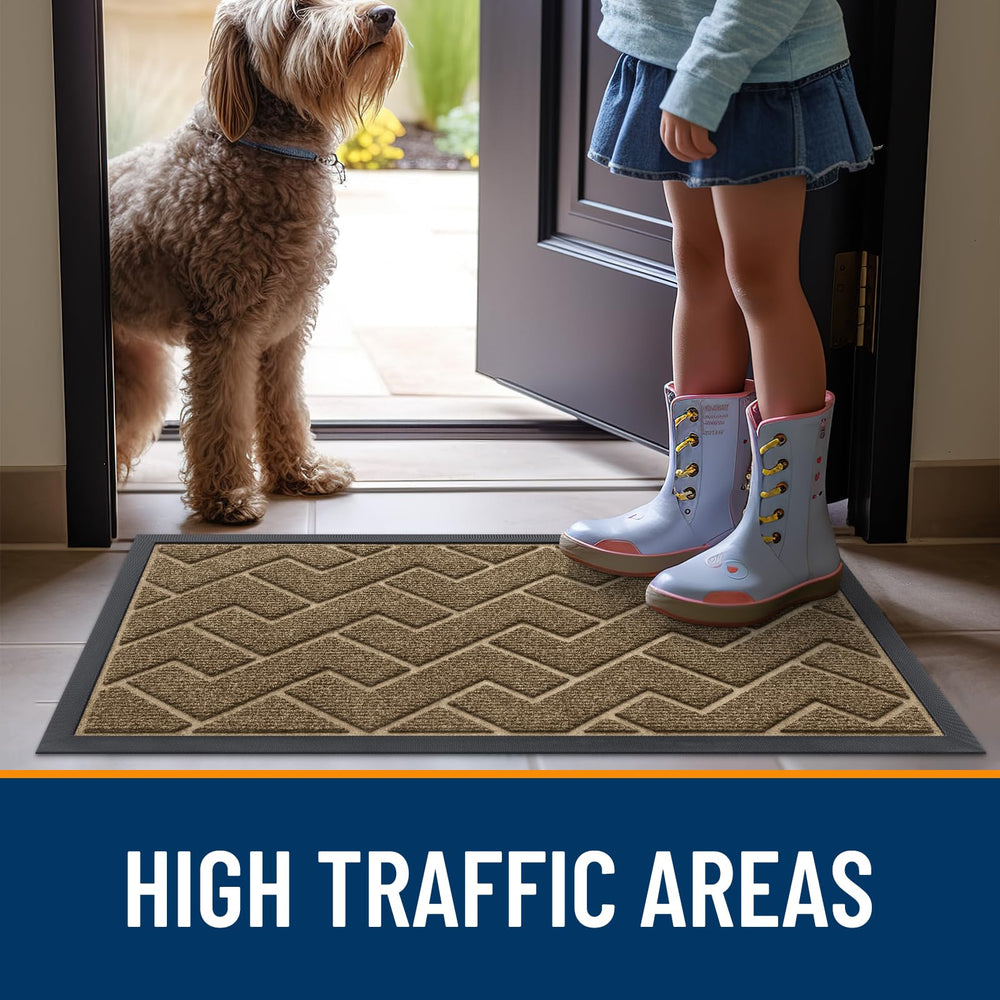 OLANLY Doormat dimensions on packaging