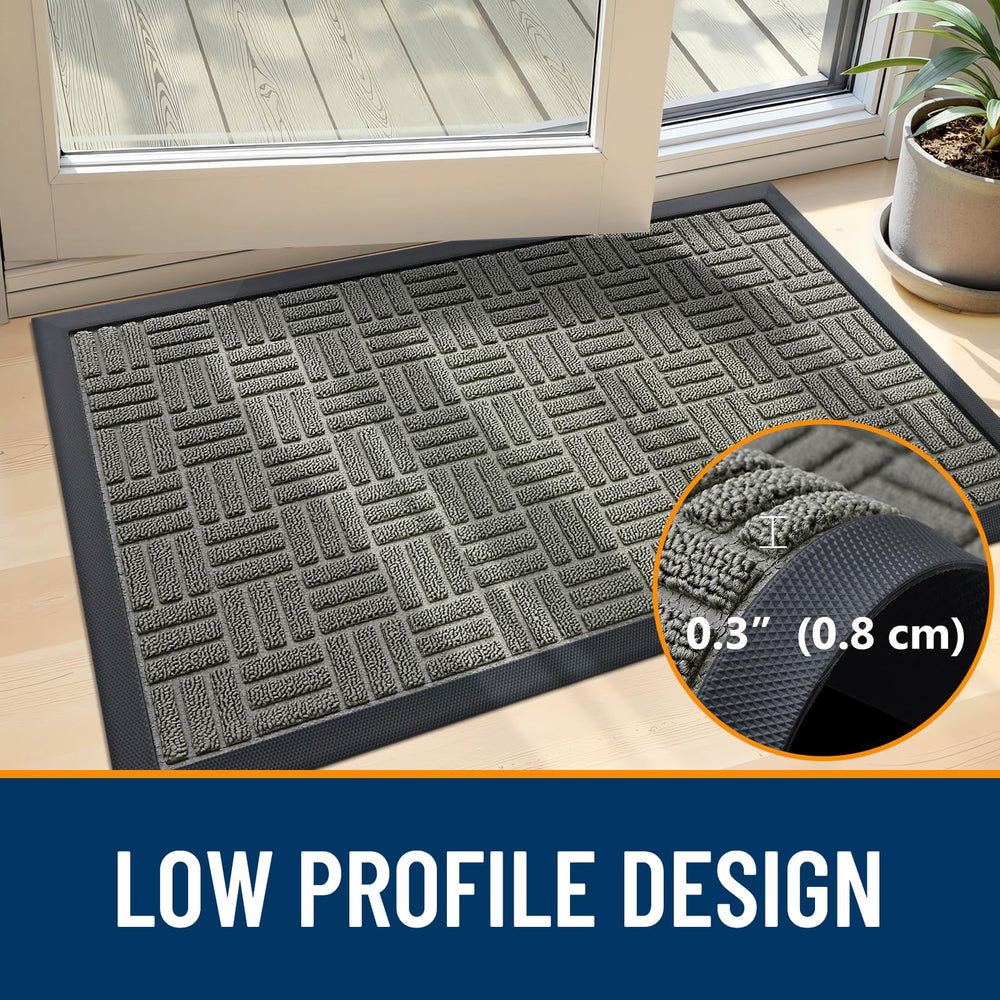 OLANLY doormat easy care cleaning process