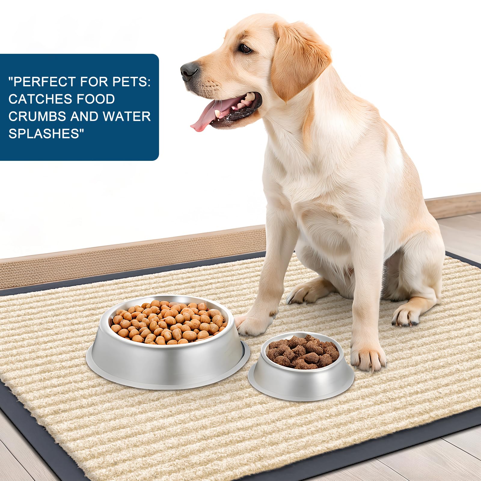 OLANLY doormat easy-care maintenance demonstration