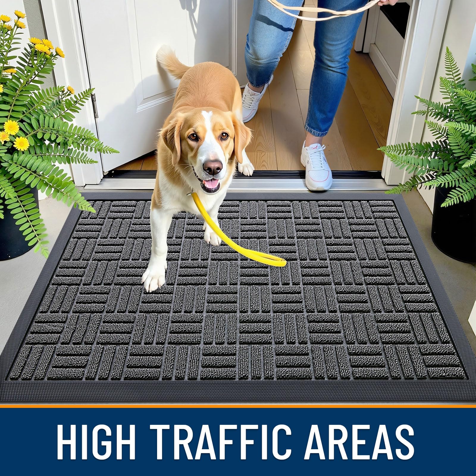 OLANLY doormat easy-care maintenance demonstration