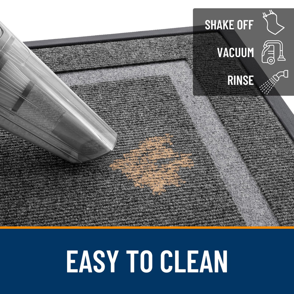OLANLY doormat easy cleaning with garden hose