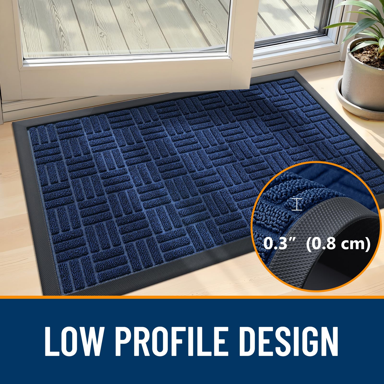 OLANLY doormat in a kitchen setting