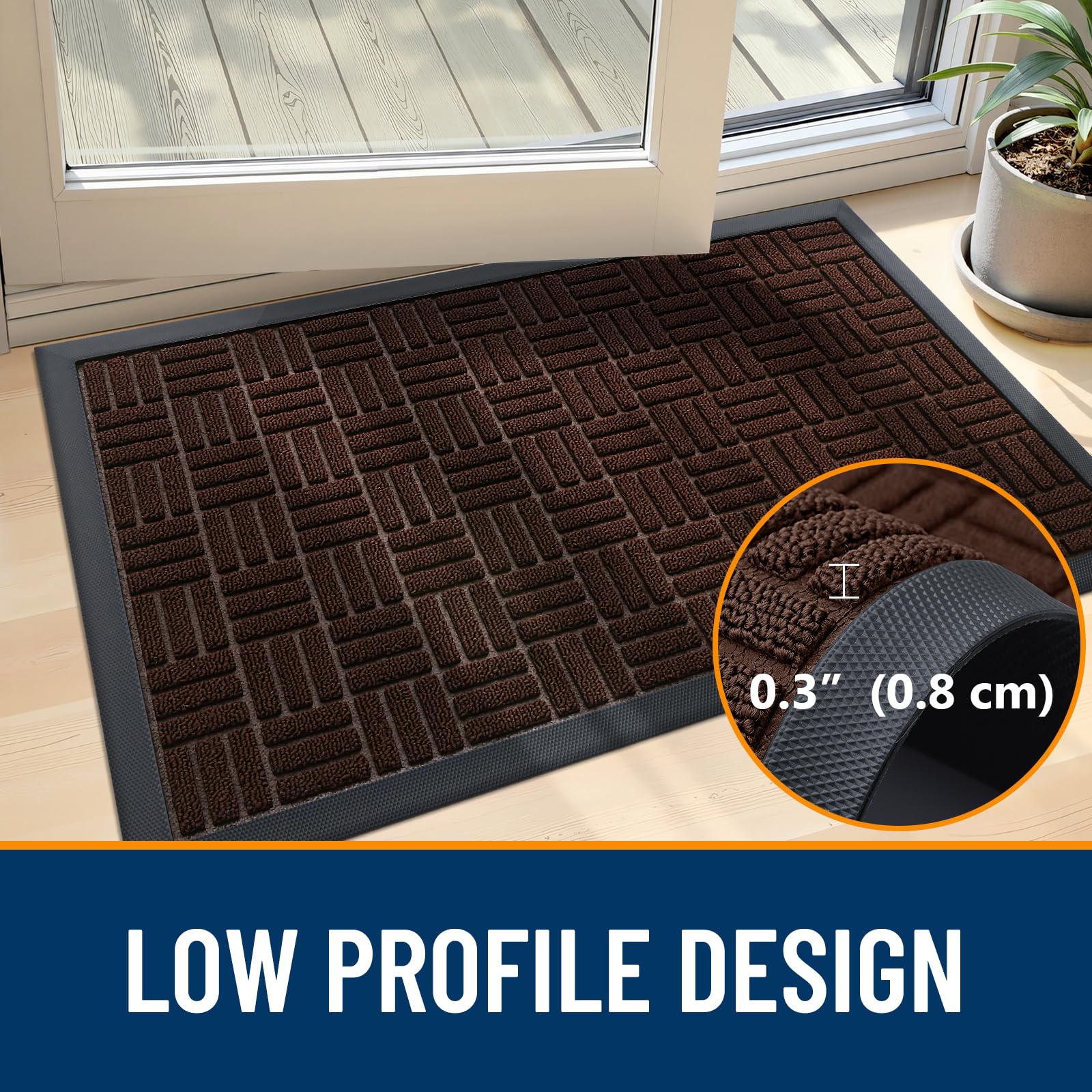 OLANLY doormat in a kitchen setting