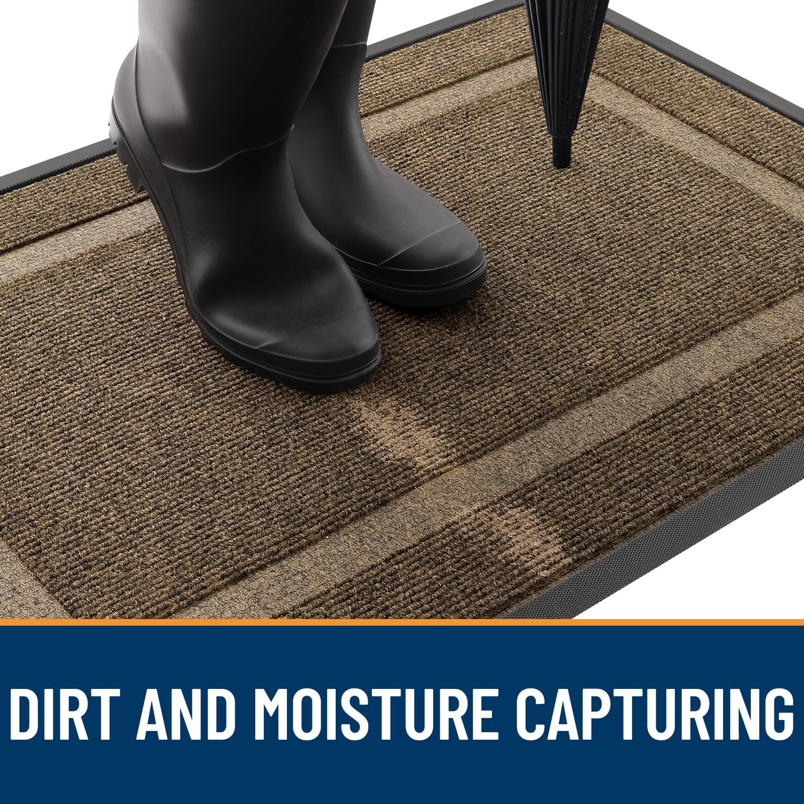 OLANLY doormat in a mudroom setting