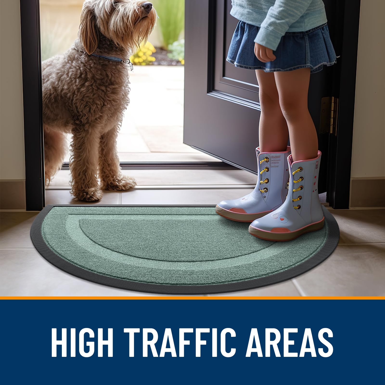 OLANLY doormat in a mudroom setting