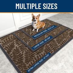 OLANLY doormat in medium brown colour at entrance