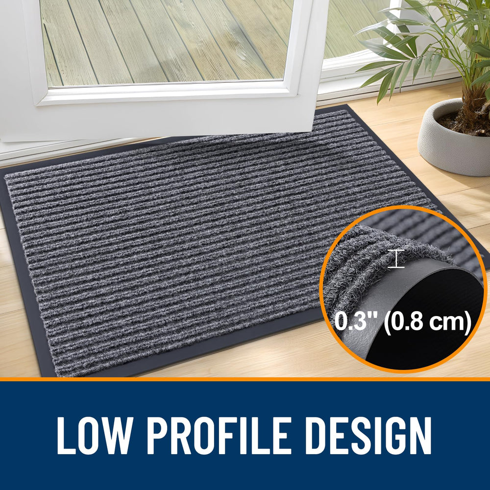 OLANLY doormat in modern entryway setting