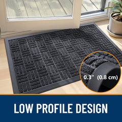 OLANLY doormat in outdoor setting on a patio