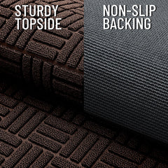 OLANLY doormat low-profile design at entryway