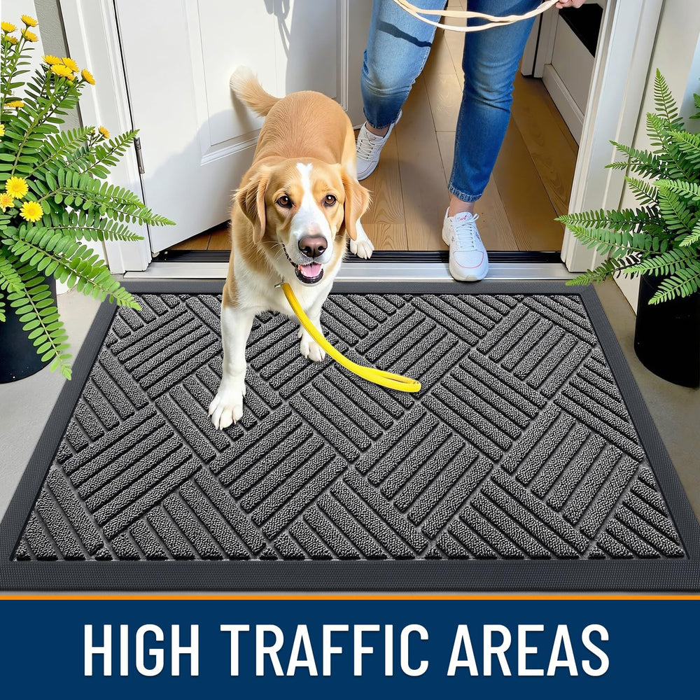 OLANLY doormat rinsed with water for cleaning