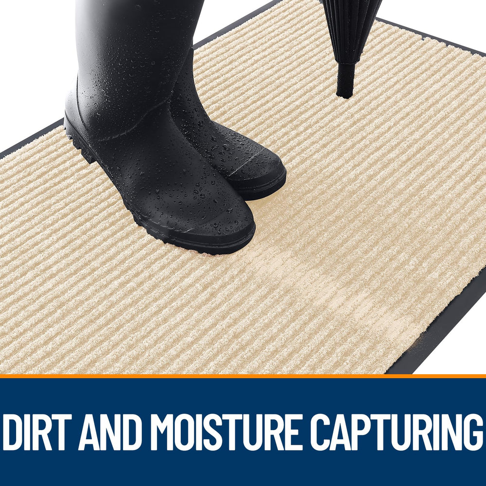 OLANLY doormat showcasing its low-profile design