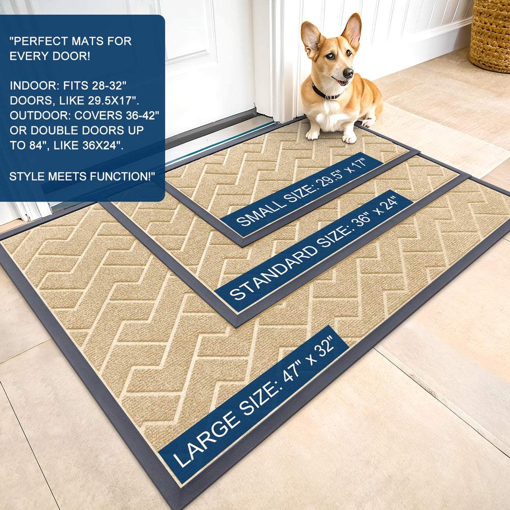 OLANLY doormat showcasing low-profile design