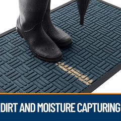 OLANLY doormat showing dirt-capturing grooves