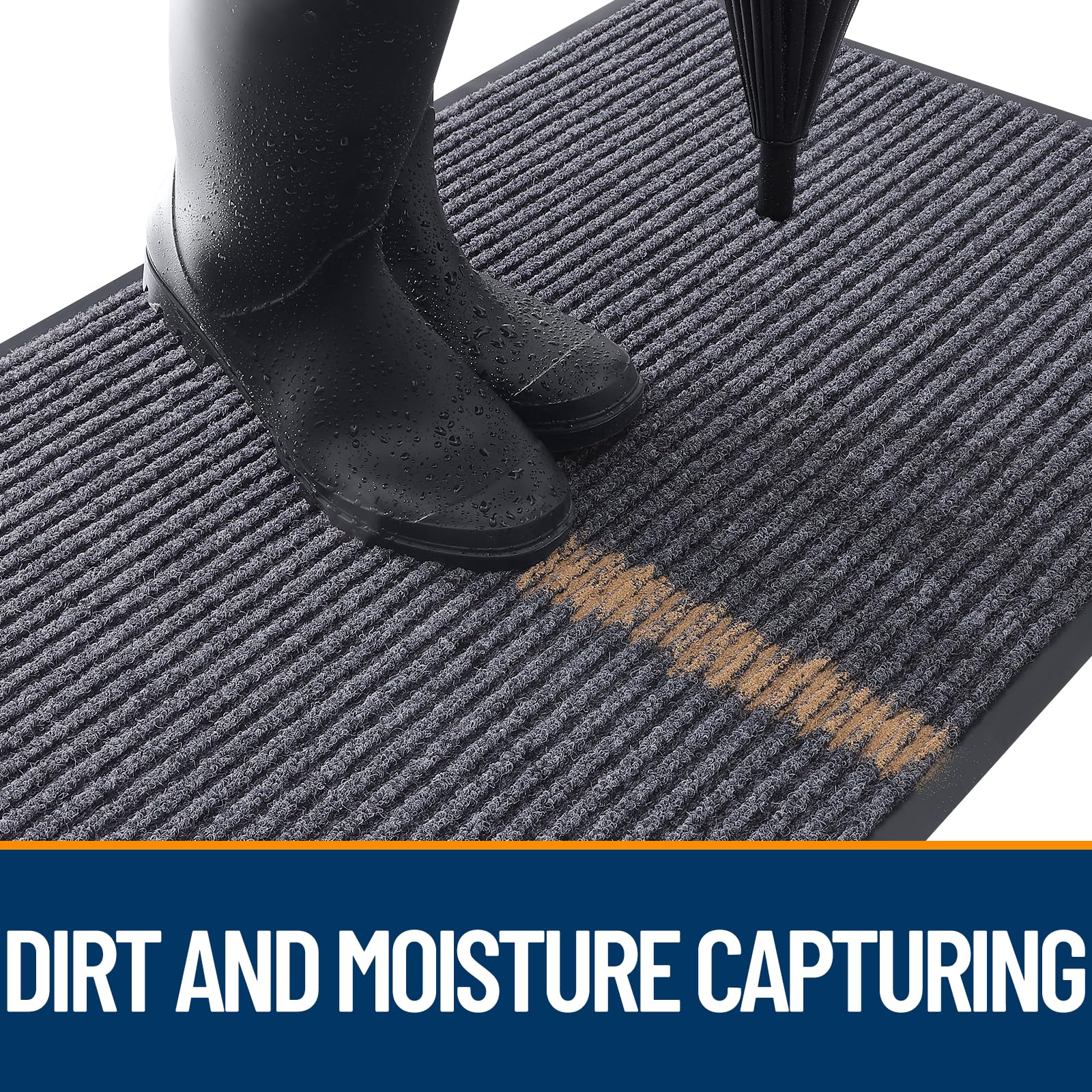 OLANLY doormat showing low-profile design