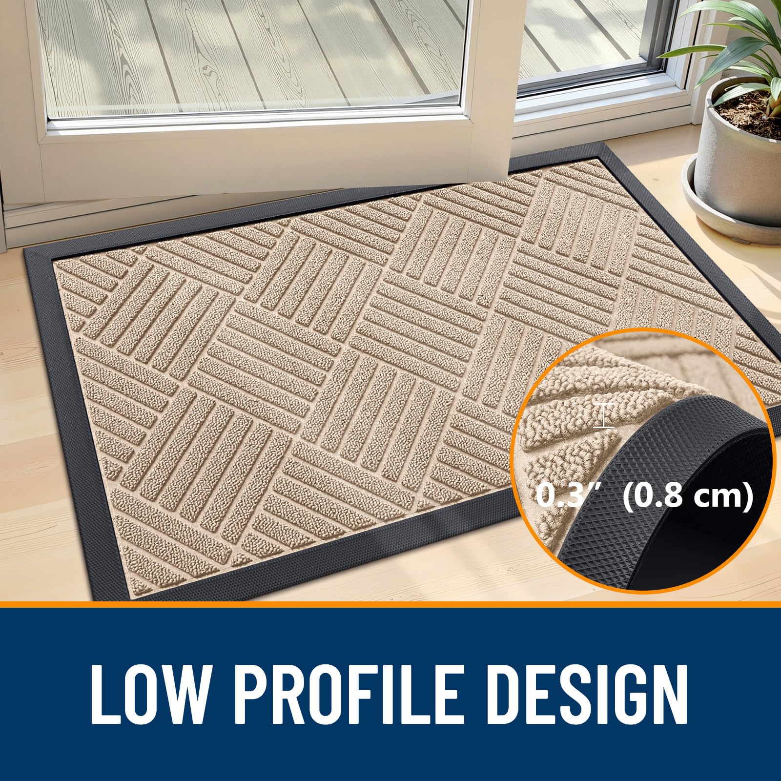 OLANLY doormat versatile use in entryway