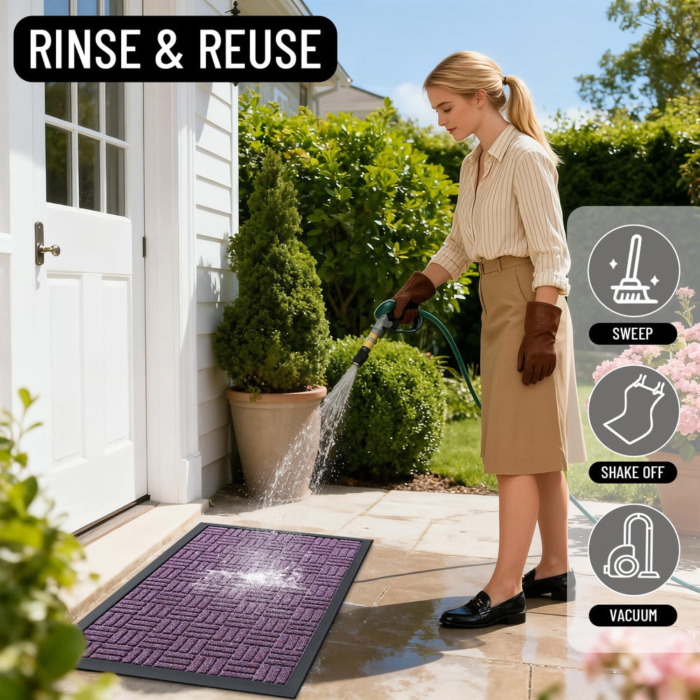 OLANLY doormat versatile use in outdoor patio