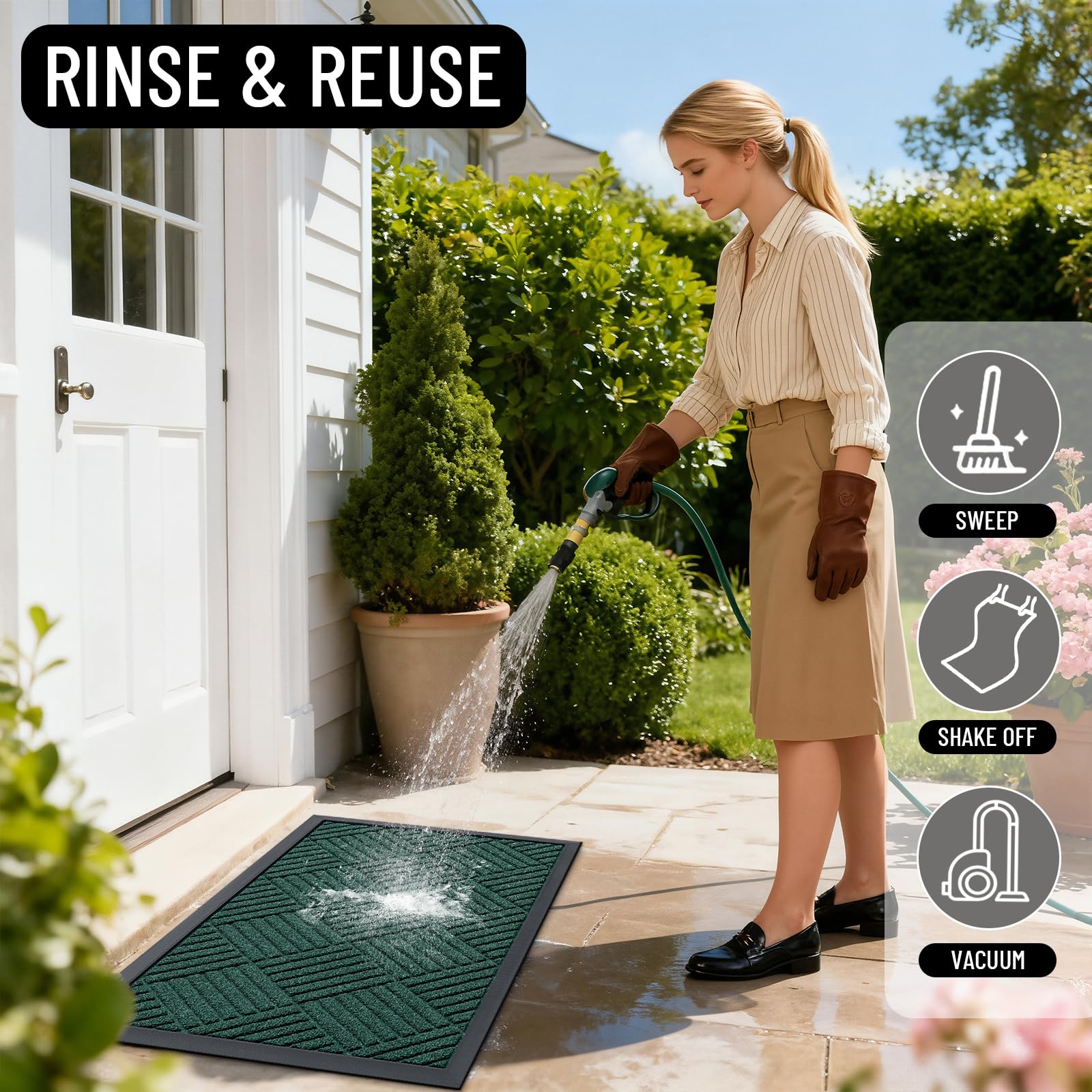OLANLY doormat with dimensions 47x32