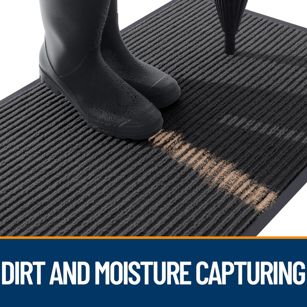 OLANLY doormat with moisture absorption demonstration
