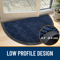 OLANLY Doormat with natural rubber backing