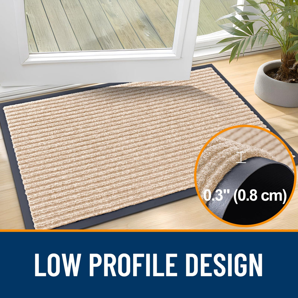 OLANLY doormat with water absorption demonstration
