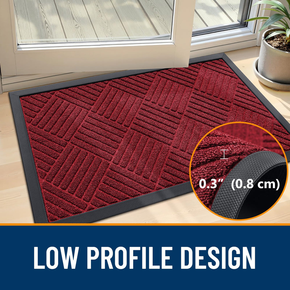 OLANLY Front Door Mat 35x23 inside an entryway