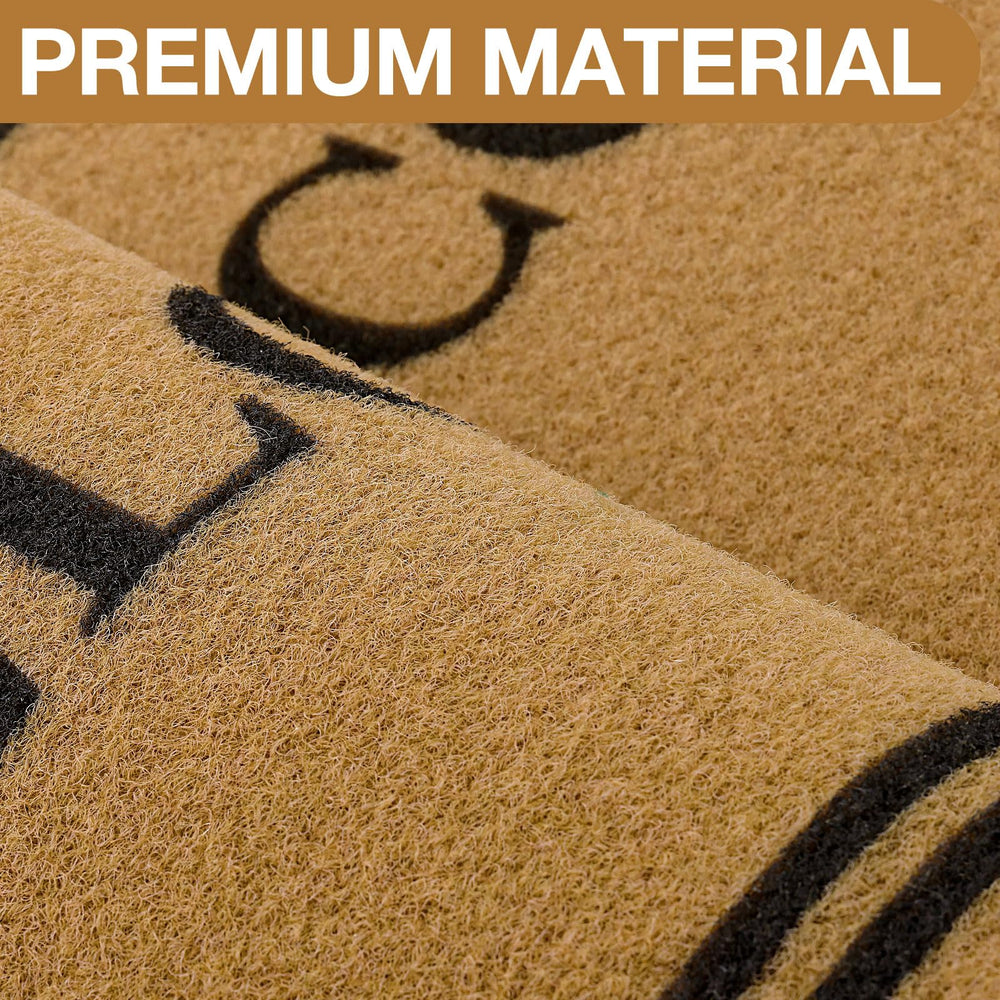 OLANLY Front Door Mat 35x23 showcasing low-profile design