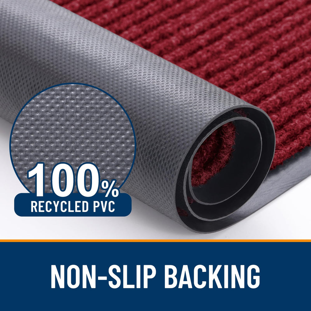 OLANLY Front Door Mat 47x30 with non-slip backing
